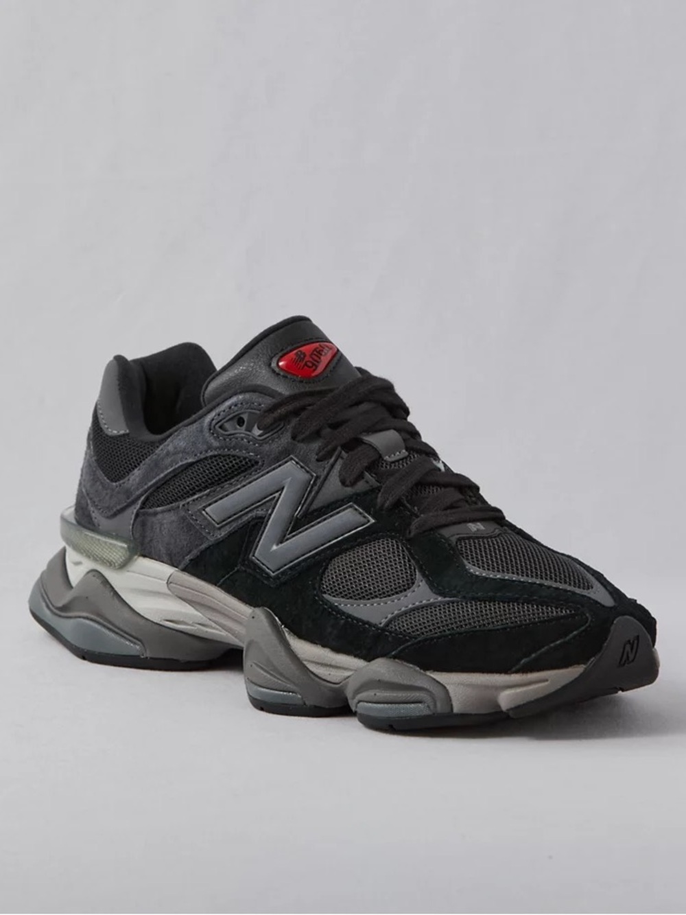 New Balance 9060 Men’s Charcoal and Black Athletic Sneakers size 8.5
